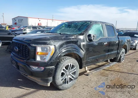 2022 Ford F-150 Xl z USA, uszkodzony, nr VIN 1FTEW1EP7NKD37681